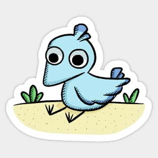 Bird sitting Sticker